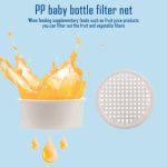 60mL Baby Mini Bottle- Leakproof BPA-Free Shatterproof with Filter Net