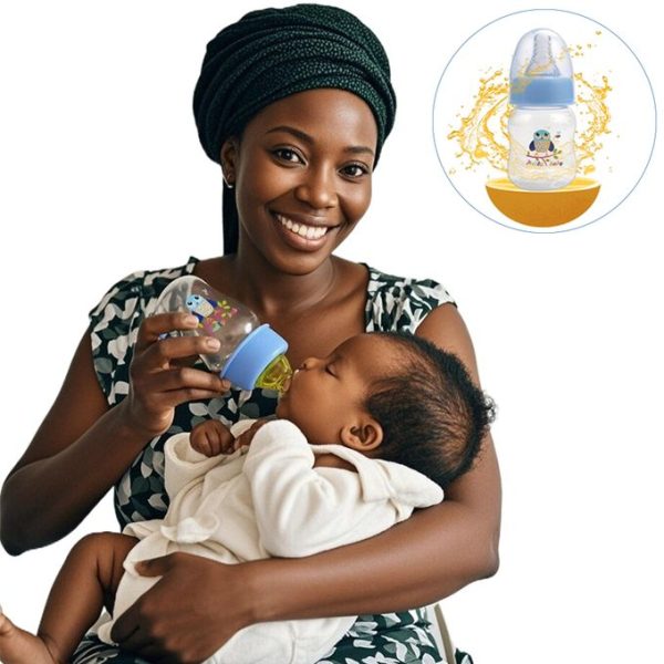60mL Baby Mini Bottle- Leakproof BPA-Free Shatterproof with Filter Net