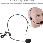 Portable Mini 3.5mm Jack Head Mounted Headset Microphone with Flexible