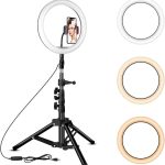 10 inch Ring Light with Tripod Stand