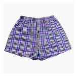 6Pcs Pure Cotton Checked Men's Boxers – Multicolor