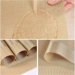 6pcs PVC Placemats with 1 Table Runner Crossweave Woven Vinyl Heat-Resistant Table Mats Non-Slip Washable for Kitchen Dinning Table (6Placemat+Runner180cm)