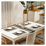 6pcs pvc table mats plus one table runner(30*180cm)