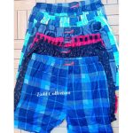 6Pcs Soft Cotton Checked Big Size Men's Boxers –for Trauser Size 34-45