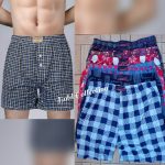 6Pcs Soft Cotton Checked Big Size Men's Boxers –for Trauser Size 34-45