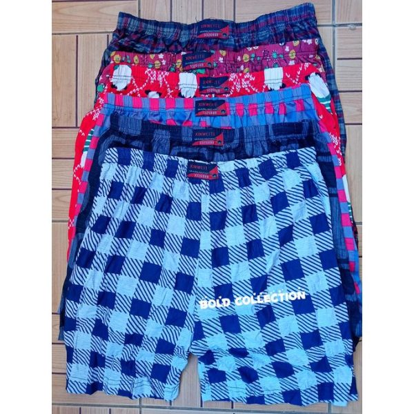 6Pcs Soft Cotton Checked Big Size Men's Boxers –for Trauser Size 34-45