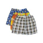 6Pcs Soft Cotton Checked Men's Boxers – Multicolor