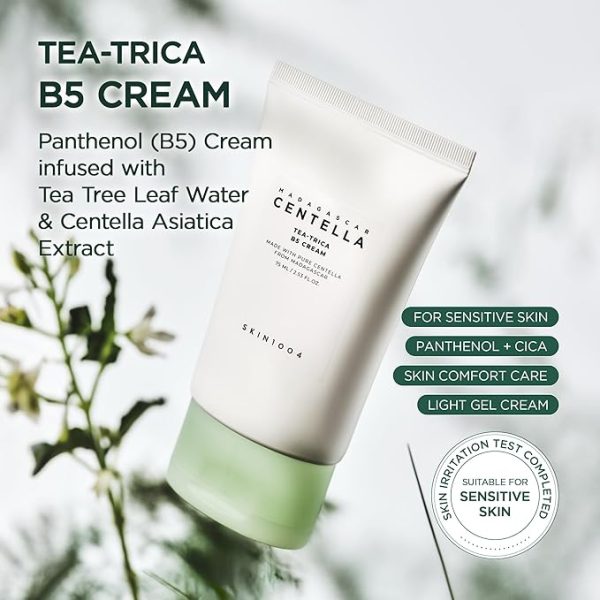 SKIN1004 Madagascar Centella Tea-Trica B5 Cream 2.53 fl.oz, 75ml