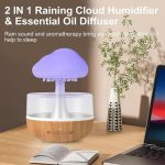 Rain Cloud Humidifier, Water Drops, Mushroom