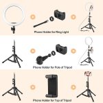 10 inch Ring Light with Tripod Stand - Image 3