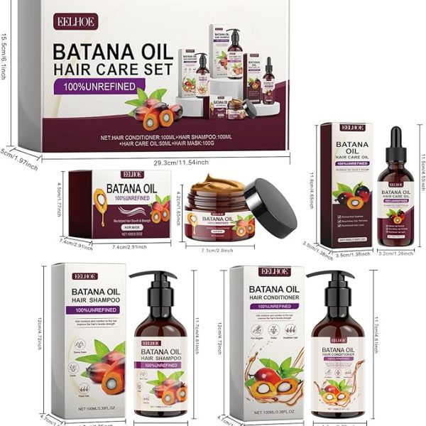 Batana Oil Volumizing Shampoo And Conditioner Set