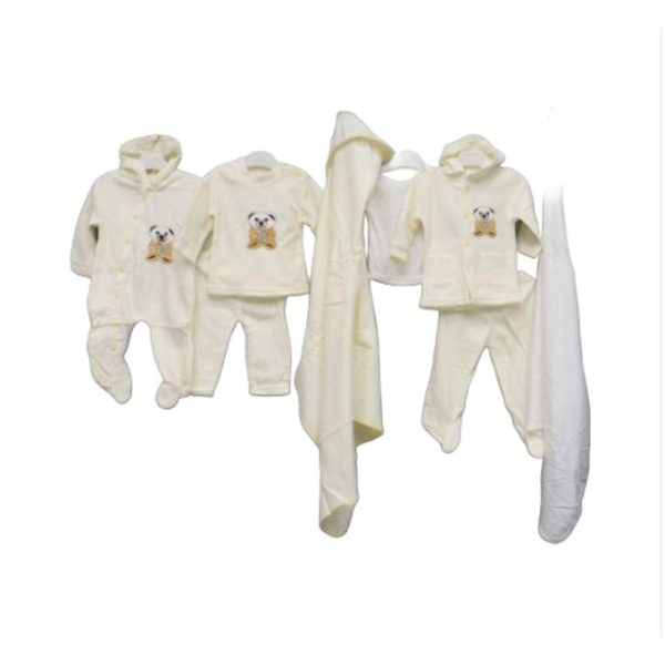 8 Piece Fleece Receiving Set for Newborns