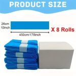 8 Rolls Refill Bags Compatible with Genie Easy Roll Signature Diaper Pail and Platinum Diaper Pail