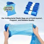 8 Rolls Refill Bags Compatible with Genie Easy Roll Signature Diaper Pail and Platinum Diaper Pail
