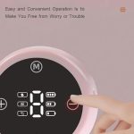 80ml Electric Breast Pump - 3 Modes 9 Levels , LED Display & 10 Milk Bags Included