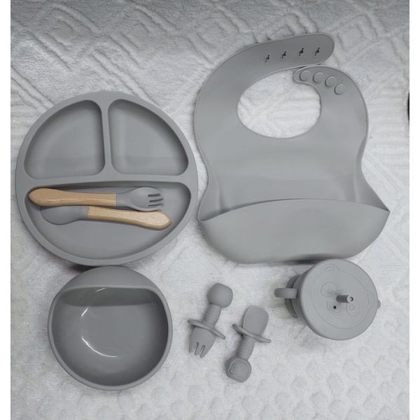 8pc Silicon Feeding Set