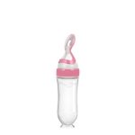 90ml Soft Silicone baby feeding bottle with spoon tip