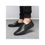 AIDAILU Men Leather Loafers & Slip-Ons Official/Casual Leather Shoes