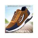 AIDAILU Men's Breathable Sneakers Casual Shoes Non-slip Comfort Sport - Brown