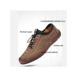 AIDAILU Men's Loafers & Slip-Ons Casual Soft Sole Shoes Business Oxford Shoes - Brown