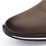 AIDAILU Men's Loafers & Slip-Ons Soft Sole Casual Leather Shoes - Brown