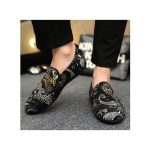 AIDAILU Men's Printed Loafers & Slip-Ons Casual Shoe - Multicolor