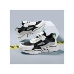 ALagzi 2024 Fashion Boys' Parent Child Sports Shoes - Black And White