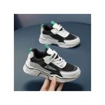 ALagzi 2024 Fashion Boys' Parent Child Sports Shoes - Black And White