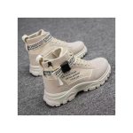 ALagzi 2025 Mens Casual High-Top Shoes Running Sneakers - Beige