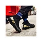 ALagzi 2025 Mens Casual Noble Shoes Running Sneakers - Black/Gold