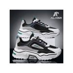 ALagzi 2025 Mens Casual Sci-Fi Warrior Shoes Running Sneakers - Black/Green