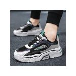 ALagzi 2025 Mens Casual Sci-Fi Warrior Shoes Running Sneakers - Black/Green
