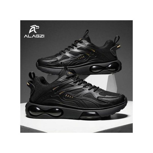 ALagzi 2025 New Men's Fashion Sneakers - Black