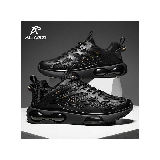ALagzi 2025 New Men's Fashion Sneakers - Black