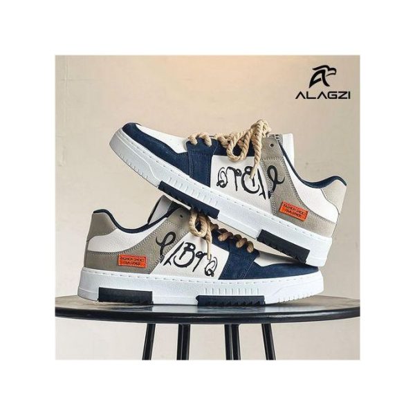 ALagzi Men's Trendy Casual Sneakers - White
