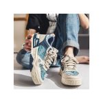 ALagzi New Young Fashion Trendy Board Shoes - Blue