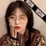 Anti Blue Light Blocking Glasses Clear Anti Radiation for Women - Camel