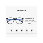 Anti Blue Light Computer Glasses For Anti Eyestrain UV400 Blue Light Blocking