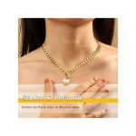 ARHANORY Ladies Necklace Bracelet Gold Jewelry Set