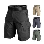 Army KHAKI / Beige Tactical Waterproof Cargo Shorts Combat Hiking Various Sizes Military Outdoor