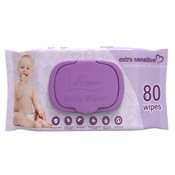 Aryuv Aryuv Baby Wipes - 80s