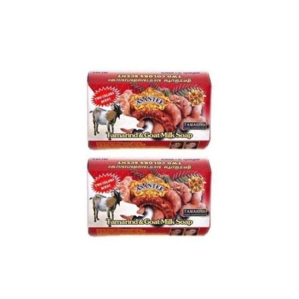 Asantee Tamarind And Goat Milk 2 pieces Anti aging Soap with lactic acid-125g