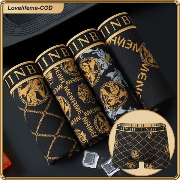 ASHION 2025 EU Sizes Men's Panties Underpant Underwear 4-piece