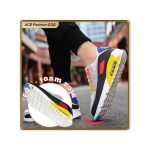 ASHION Premium Unisex Sneakers With Breathable Mesh PU Cushion Sole Anti-Slip Design