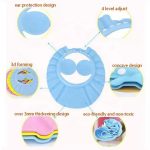 Baby Adjustable Waterproof Ear& Eye Protection Shower Hat
