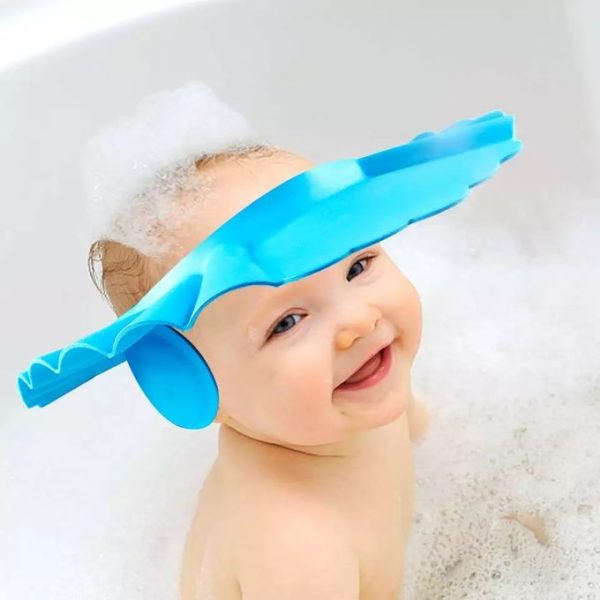 Baby Adjustable Waterproof Ear& Eye Protection Shower Hat