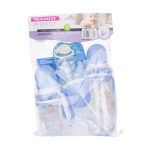 Baby bottle Feeding Gift Set With Two Baby Feeding Bottles in different sizes.