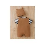 Baby Boy Fake 2pcs Short Sleeved Jumpsuit