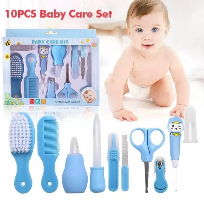 Baby Care Baby Grooming Kit 10pcs/Set Baby Kit BabyCare Essentials Nursery Kit for Newborn
