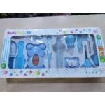 Baby Care Classy Baby Grooming Kit With A Clear Pouch - Blue(Big)